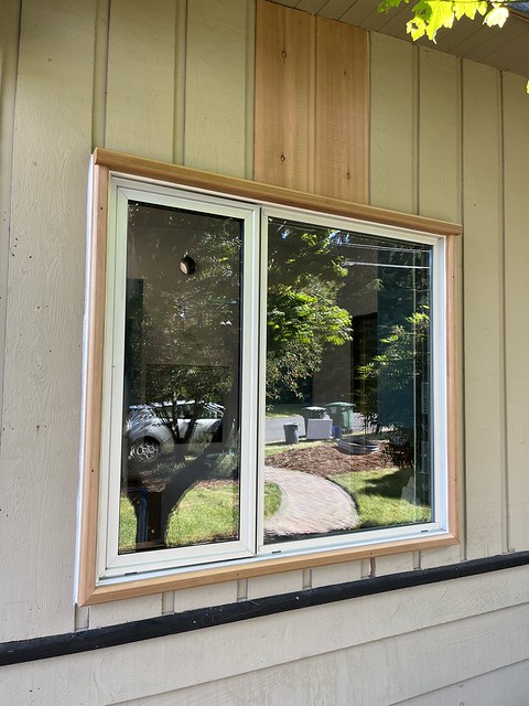 exterior window replaced