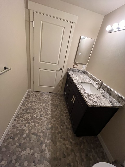 Bathroom cabinets new installation