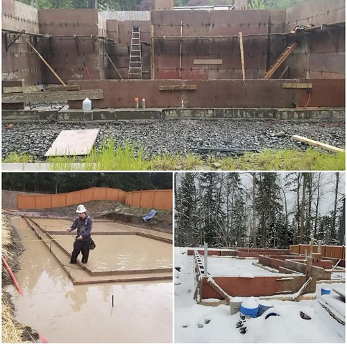 Collage of previous foundation work