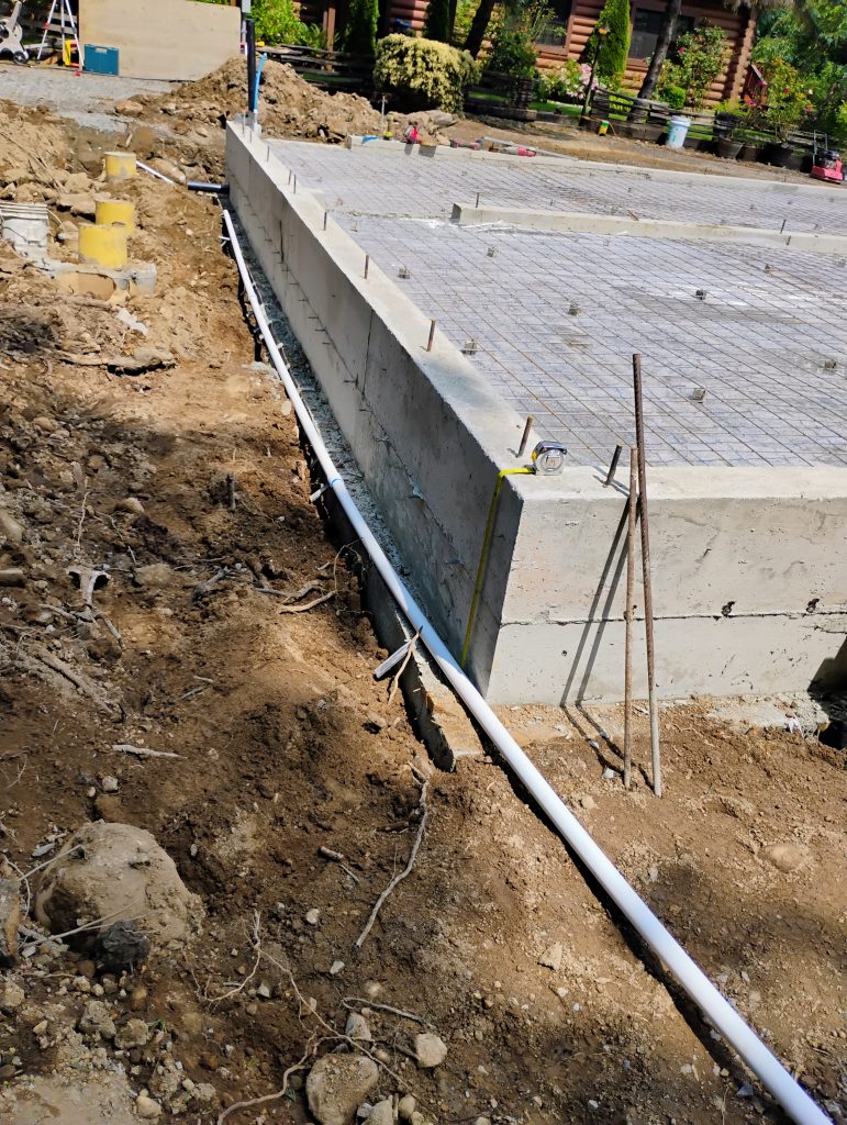 Foundation and slab